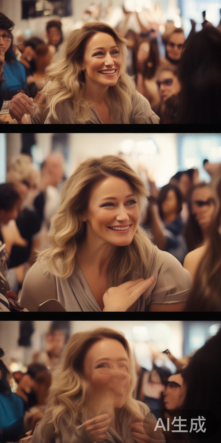 结合案例，我们可以看到她一次在慈善活动中的表现：在